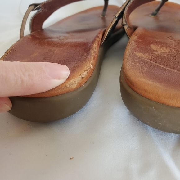 Gentle Souls Metallic Got It Sandals sz 9 - Picture 6 of 11